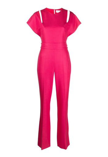 Genny cut-out detail jumpsuit - Rosa