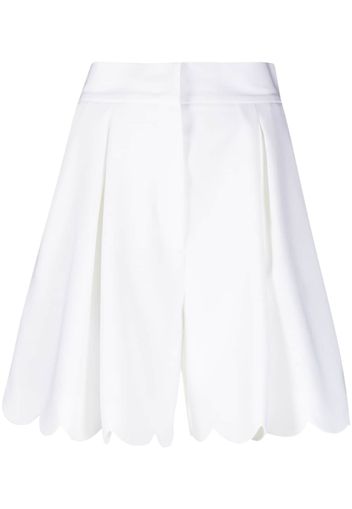 Genny high-waist shorts - Bianco