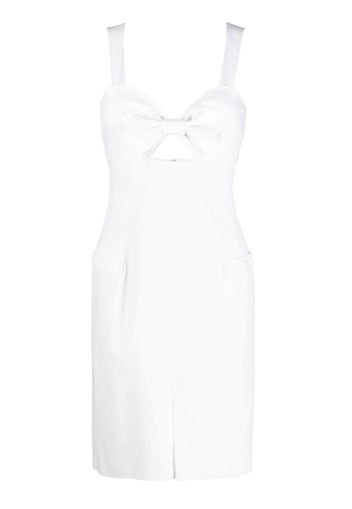 Genny cut-out detail sheath dress - Bianco