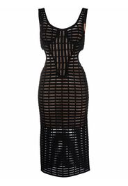 Genny Abito con design cut-out - Nero