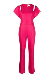 Genny cut-out detail jumpsuit - Rosa