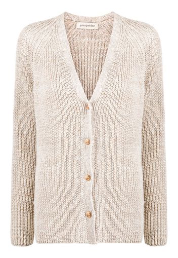 ribbed knit cardigan