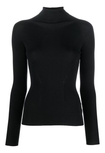 Gentry Portofino roll-neck long-sleeve jumper - Nero