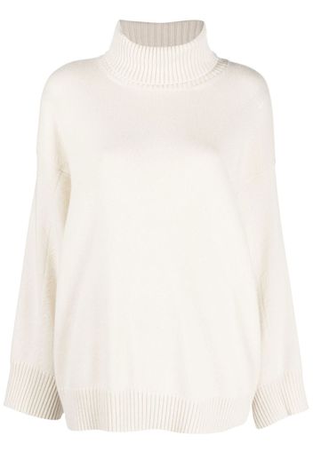 Gentry Portofino roll-neck cashmere jumper - Toni neutri