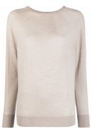 Gentry Portofino fine-knit virgin-wool jumper - Toni neutri