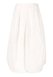 Gentry Portofino pleat-detail high-waisted skirt - Toni neutri