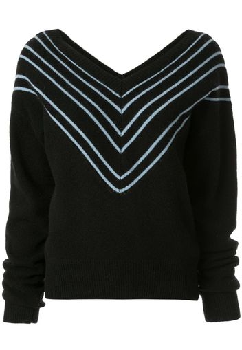 Maglione Noel con motivo chevron