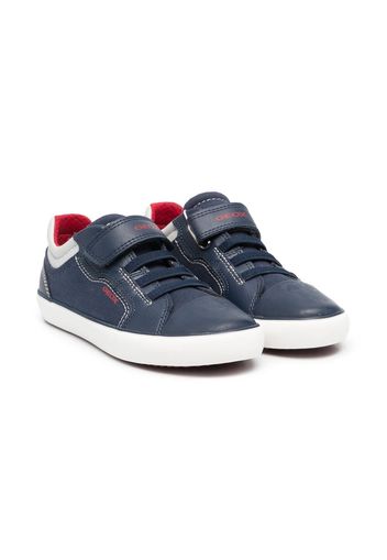 Geox Kids low-top panelled sneakers - Blu