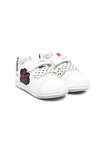 Geox Kids Sneakers Minnie Mouse con paillettes - Bianco