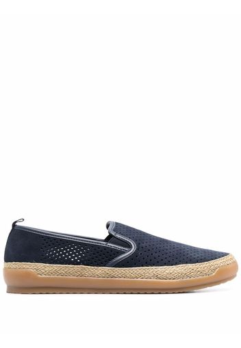 Geox Mondello perforated loafers - Blu