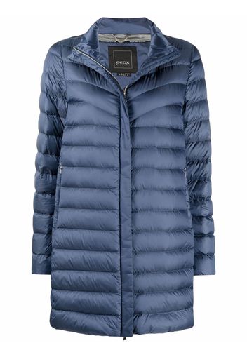 Geox concealed puffer coat - Blu