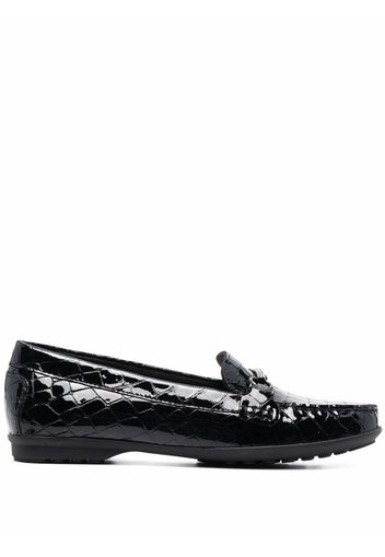 Geox Elidia embossed loafers - Nero