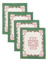 GERGEI ERDEI Bamboo Oriente placemat set - Bianco