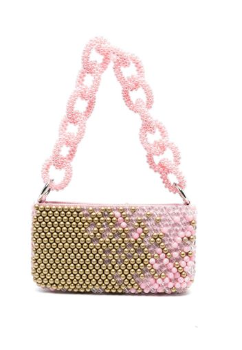 Germanier bead-embellished shoulder bag - Rosa