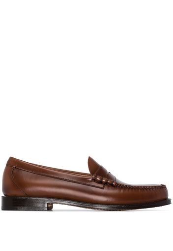 Brown Weejuns Larson Moc Penny Loafers