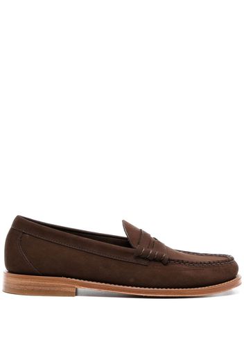 G.H. Bass & Co. Heritage penny-slot loafers - 244 DK BROWN NUBUCK