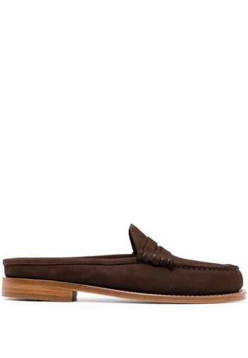 G.H. Bass & Co. slip-on Larson suede loafers - Marrone