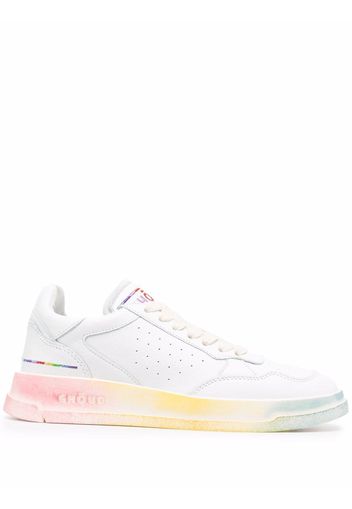 GHOUD Tweener rainbow low-top sneakers - Bianco