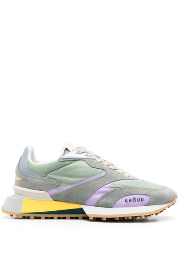 GHŌUD colour-block panelled sneakers - Verde