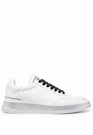 GHOUD logo-embroidered low-top leather sneakers - Bianco