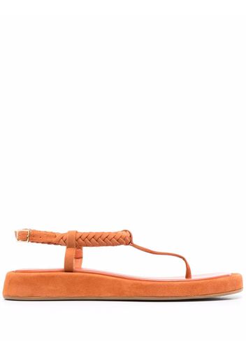 Gia Couture Rosie flat sandals - Arancione