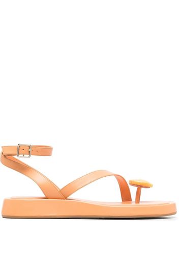 GIABORGHINI open-toe sandals - Arancione