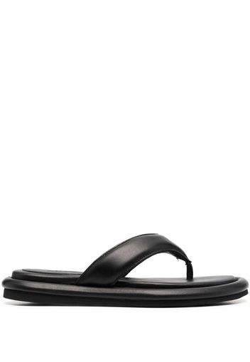 GIABORGHINI Gia 5 thong sandals - Nero