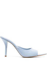 GIABORGHINI Perni 105mm patent-leather mules - Blu