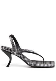 GIABORGHINI Rosie 13 70mm thong sandals - Nero