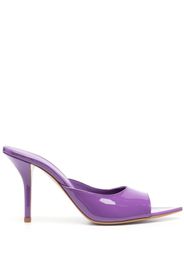 GIABORGHINI x Pernille Teisbaek Perni 90mm leather mules - Viola