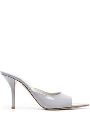 GIABORGHINI 100mm pointed toe sandals - Grigio