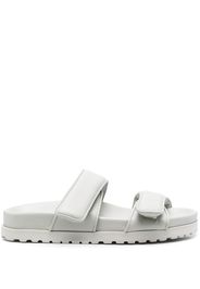 GIABORGHINI Perni 11 double-strap slides - Grigio