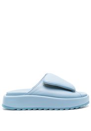 GIABORGHINI Gia touch strap slides - Blu