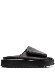 GIABORGHINI Gia touch strap slides - Nero