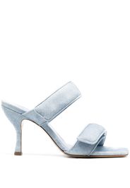 GIABORGHINI slip-on touch-strap mules - Blu