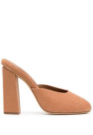 GIABORGHINI GIA/RHW Rosie 38mm mules - Marrone