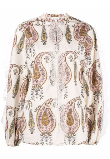 Giambattista Valli Blusa con stampa paisley - Toni neutri