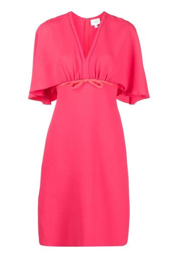 Giambattista Valli bow-detail V-neck dress - Rosa