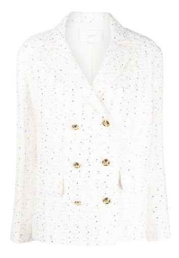 Giambattista Valli sequin double-breasted blazer - Toni neutri