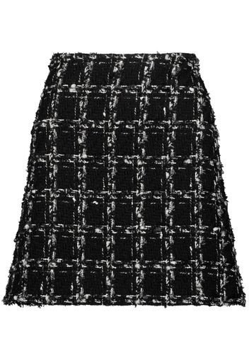 Giambattista Valli Gonna svasata in tweed - Nero