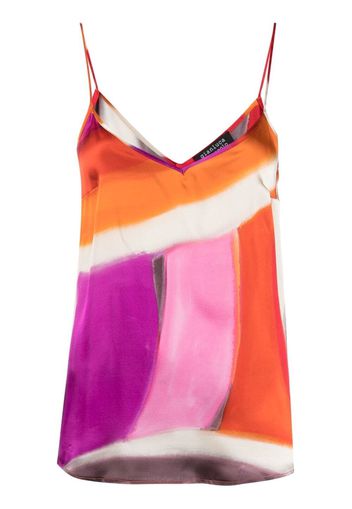 Gianluca Capannolo abstract-print camisole - Arancione