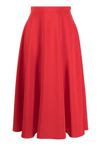 Gianluca Capannolo A-line mid-length skirt - Rosso