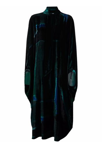 Gianluca Capannolo velvet midi dress - Nero