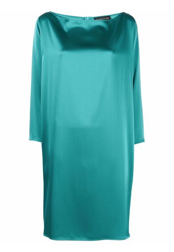 Gianluca Capannolo long-sleeve shift mini dress - Verde