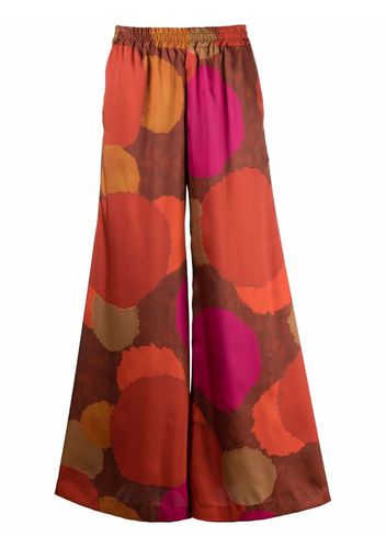 Gianluca Capannolo geometric wide-leg trousers - Rosa