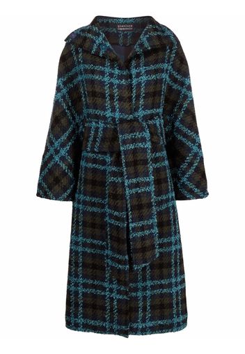 Gianluca Capannolo tartan mid-length coat - Blu