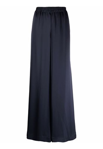 Gianluca Capannolo satin palazzo pants - Blu