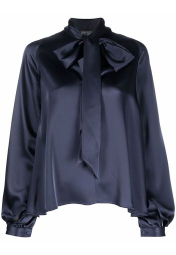 Gianluca Capannolo Marisa satin blouse - Blu