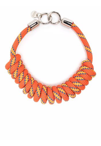 Gianluca Capannolo coil rope necklace - Arancione