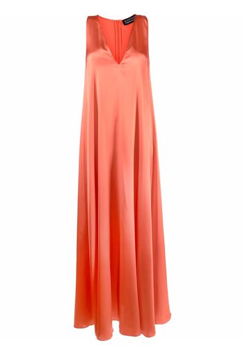 Gianluca Capannolo V-neck sleeveless gown - Arancione